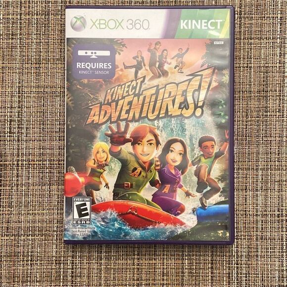 Kinect Adventures!  XBOX 360 Video Game 2010 Original Manual Included - Picture 1 of 6